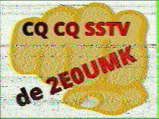 Image SSTV 2E0UMK