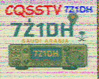 Image SSTV 7Z1DH