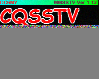 Image SSTV DC6MY