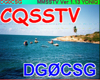 Image SSTV DG0CSG
