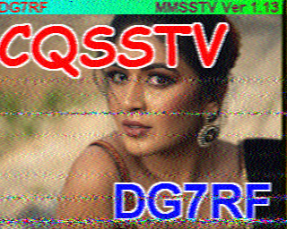 Image SSTV DG7RF