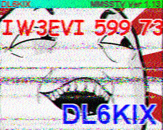 Image SSTV DL6KIX