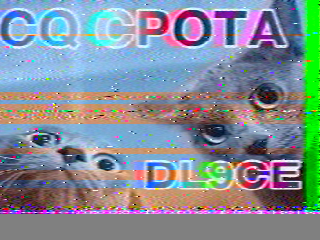 Image SSTV DL9CE