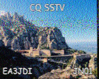Image SSTV EA3JDI