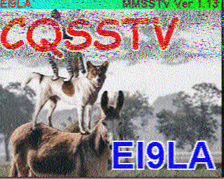 Image SSTV EI9LA
