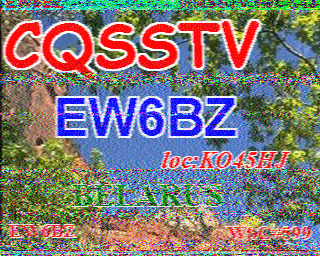 Image SSTV EW6BZ