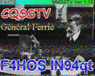 Image SSTV F4HOS