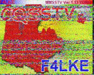 Image SSTV F4LKE