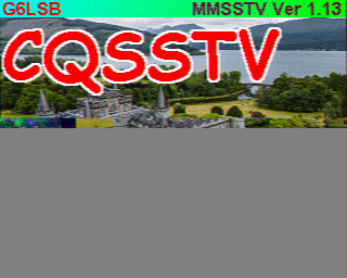 Image SSTV G6LSB