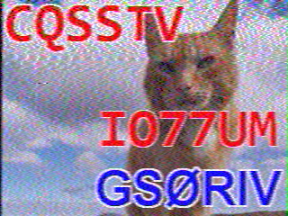 Image SSTV GS0RIV