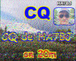 Image SSTV HA7BJ