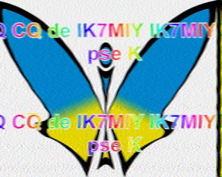 Image SSTV IK7MIY