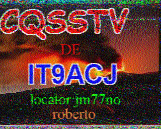 Image SSTV IT9ACJ
