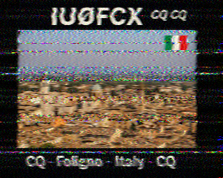 Image SSTV IU0FCX