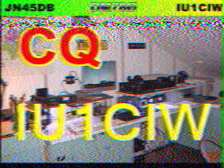 Image SSTV IU1CIW
