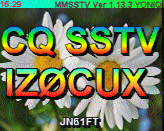 Image SSTV IZ0CUX