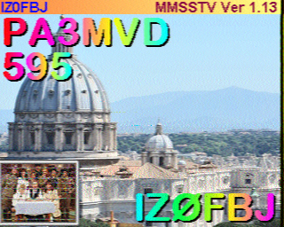 Image SSTV IZ0FBJ