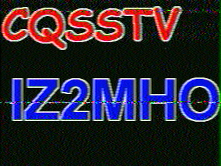 Image SSTV IZ2MHO