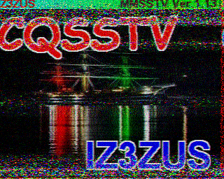 Image SSTV IZ3ZUS