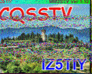 Image SSTV IZ5TIY