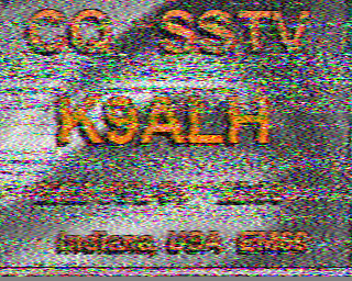 Image SSTV K9ALH