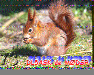 Image SSTV M0DSR