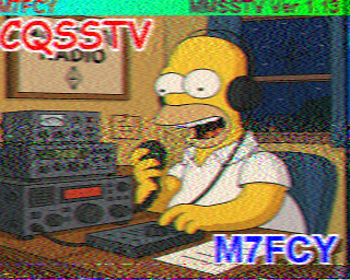 Image SSTV M7FCY