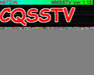 Image SSTV M9TDW