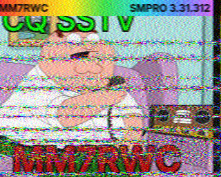 Image SSTV MM7RWC