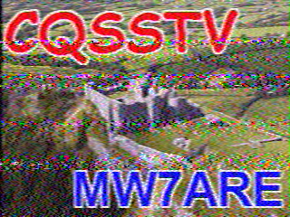 Image SSTV MW7ARE