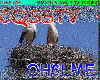 Image SSTV OH6LME