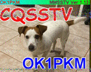 Image SSTV OK1PKM