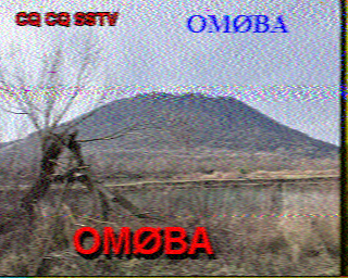 Image SSTV OM0BA