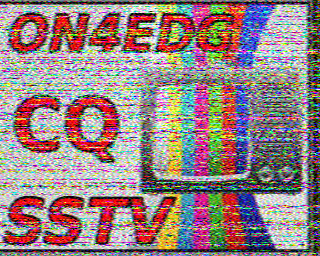 Image SSTV ON4EDG