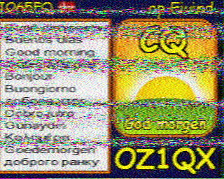 Image SSTV OZ1QX