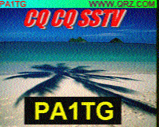 Image SSTV PA1TG