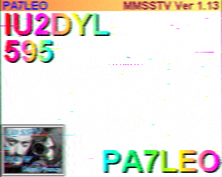Image SSTV PA7LEO