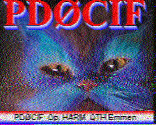 Image SSTV PD0CIF