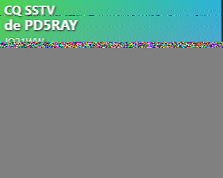 Image SSTV PD5RAY