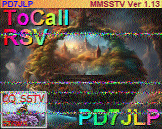 Image SSTV PD7JLP