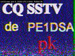 Image SSTV PE1DSA