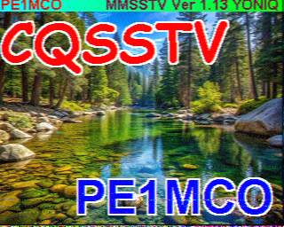 Image SSTV PE1MCO