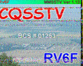 Image SSTV RV6F