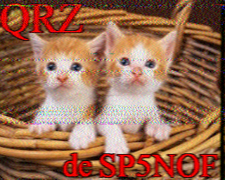 Image SSTV SP5NOF