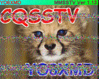 Image SSTV YO8XMD
