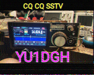 Image SSTV YU1DGH